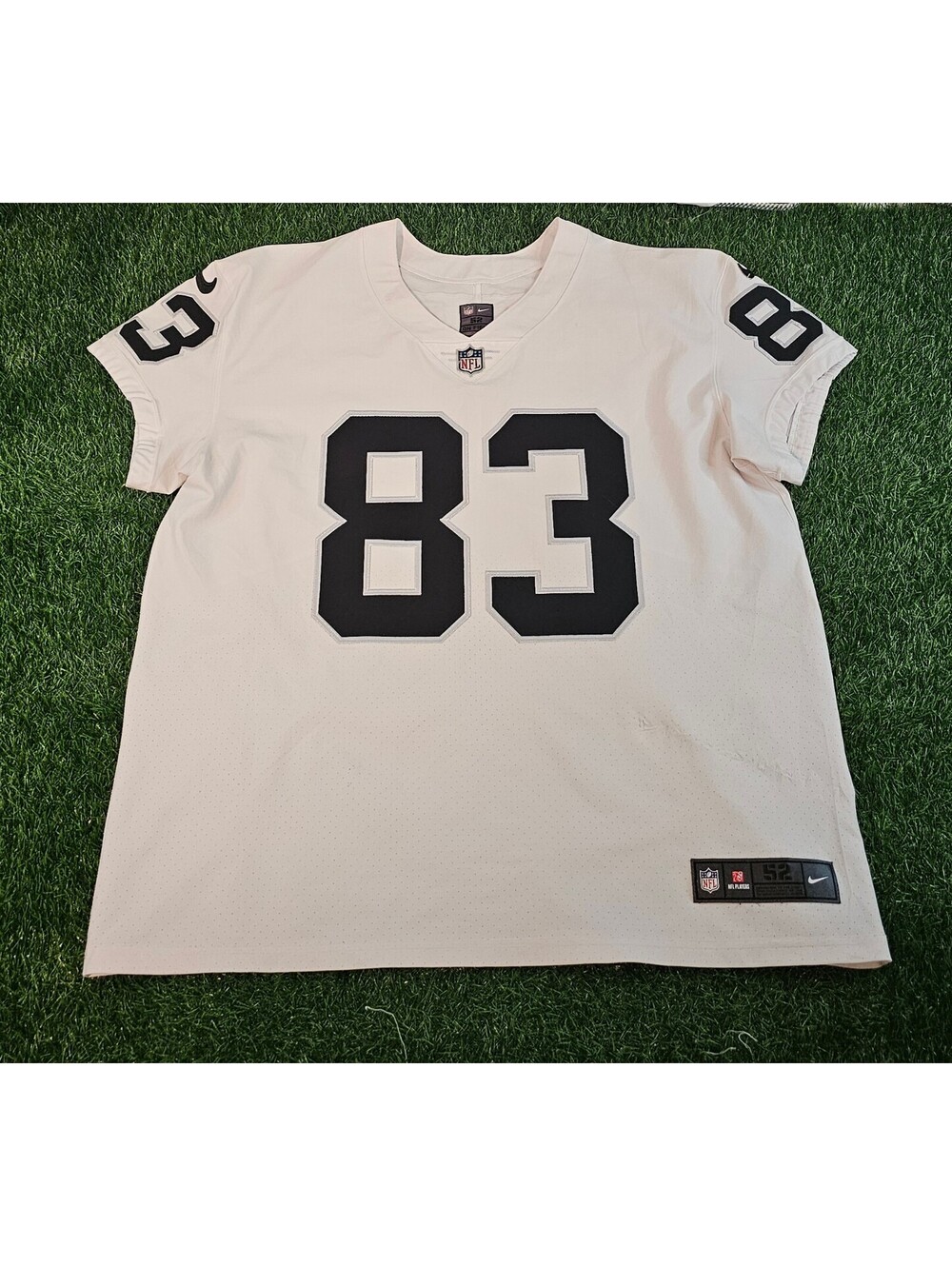 Authentic Nike Elite Las Vegas Raiders NFL Size 52 Waller #83 Football Jersey